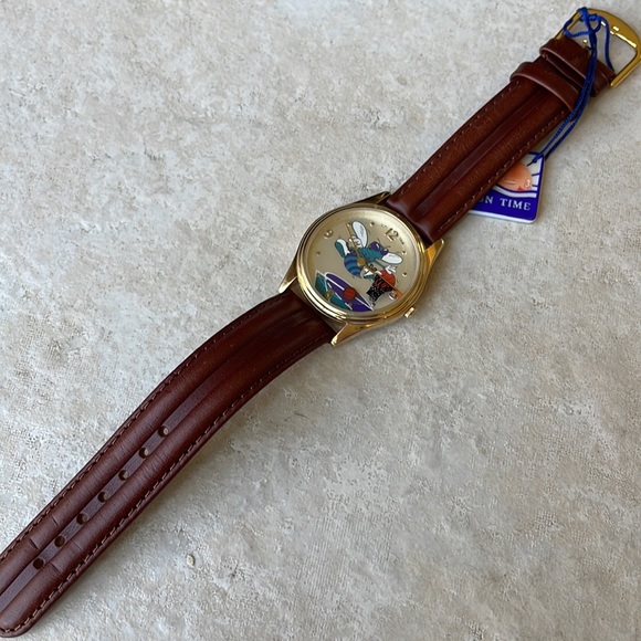 Sun time men battery leather band water resistant - Picture 7 of 7